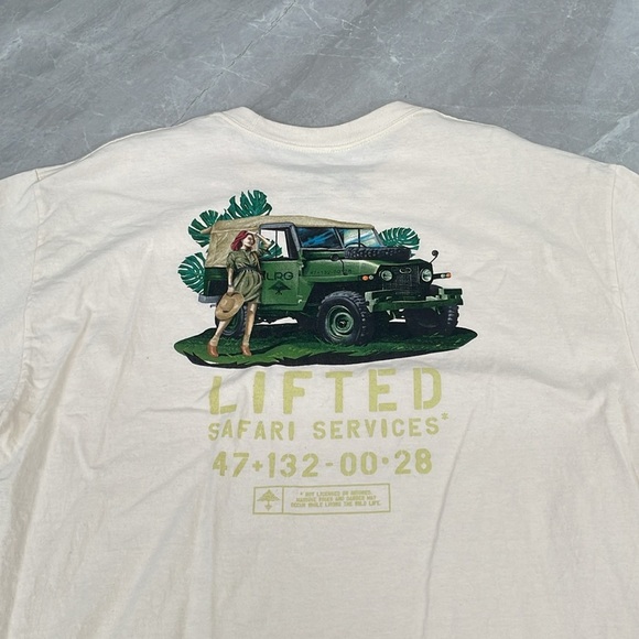 Men’s LRG Lifted Research Group Safari Cotton Short Sleeve Shirt XL - Picture 10 of 15